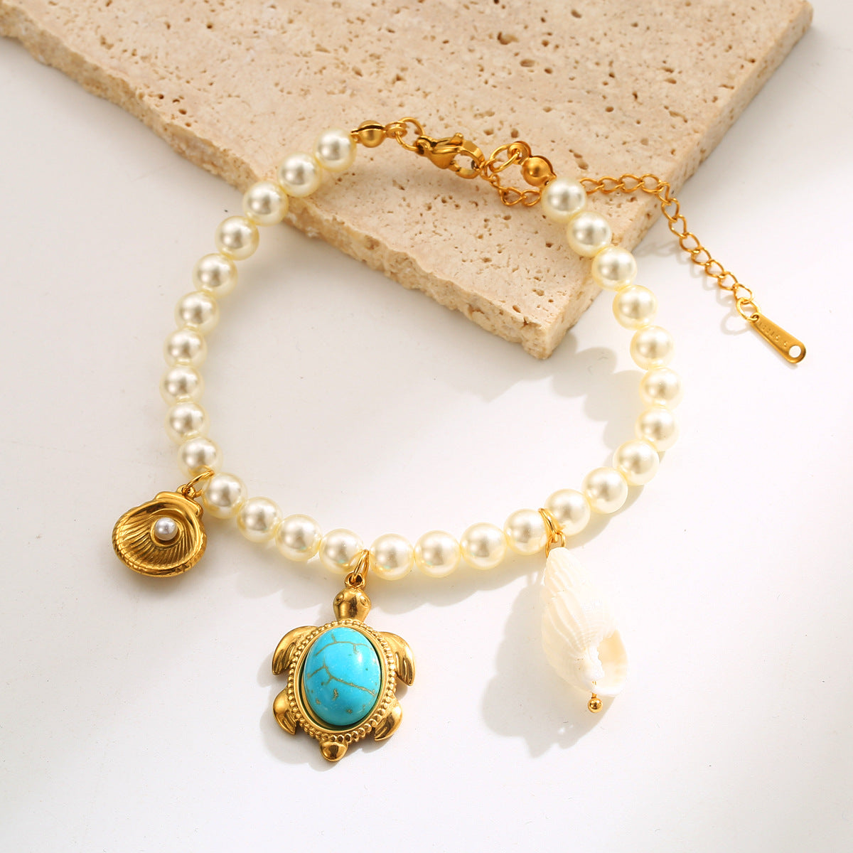 Wholesale Ocean Series Pearl Bracelet Turquoise Jewelry
